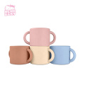 Taza de viaje Silicona plegable con taza de mango